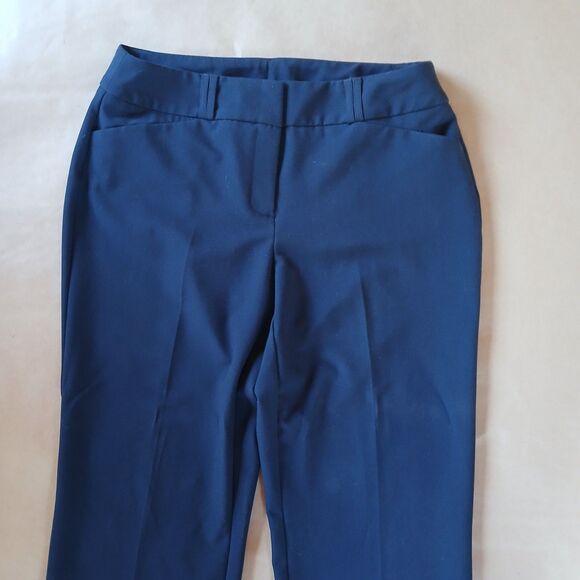 Alfani Womens Dress Pants Size 6S Navy Blue Career Slacks Trousers Basic Work - Picture 4 of 12
